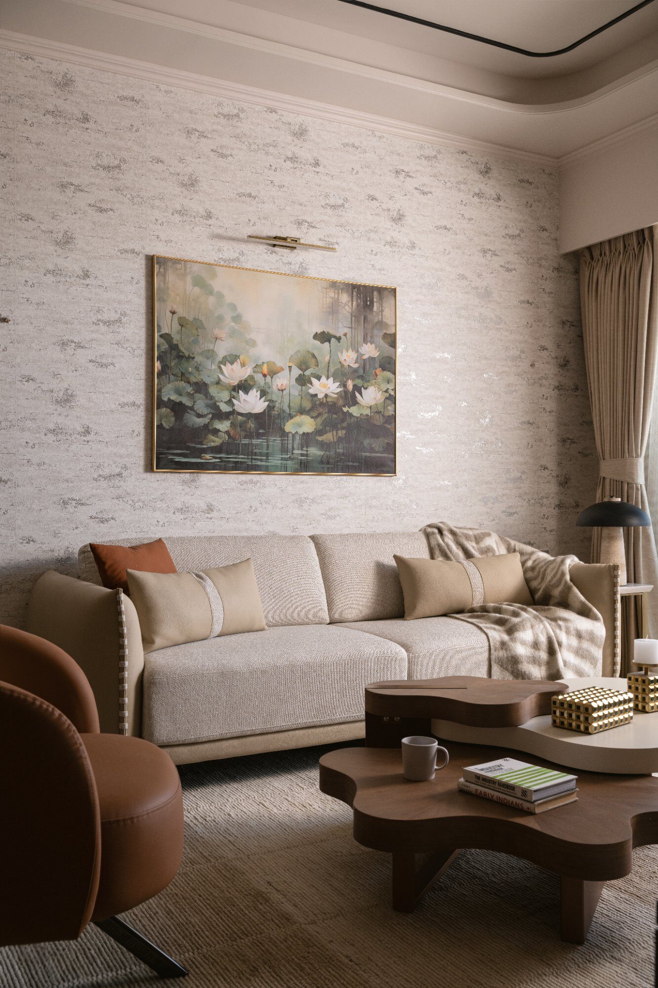 Devadheyam — 3BHK apartment interior in Kanjurmarg Mumbai by Moody Muse