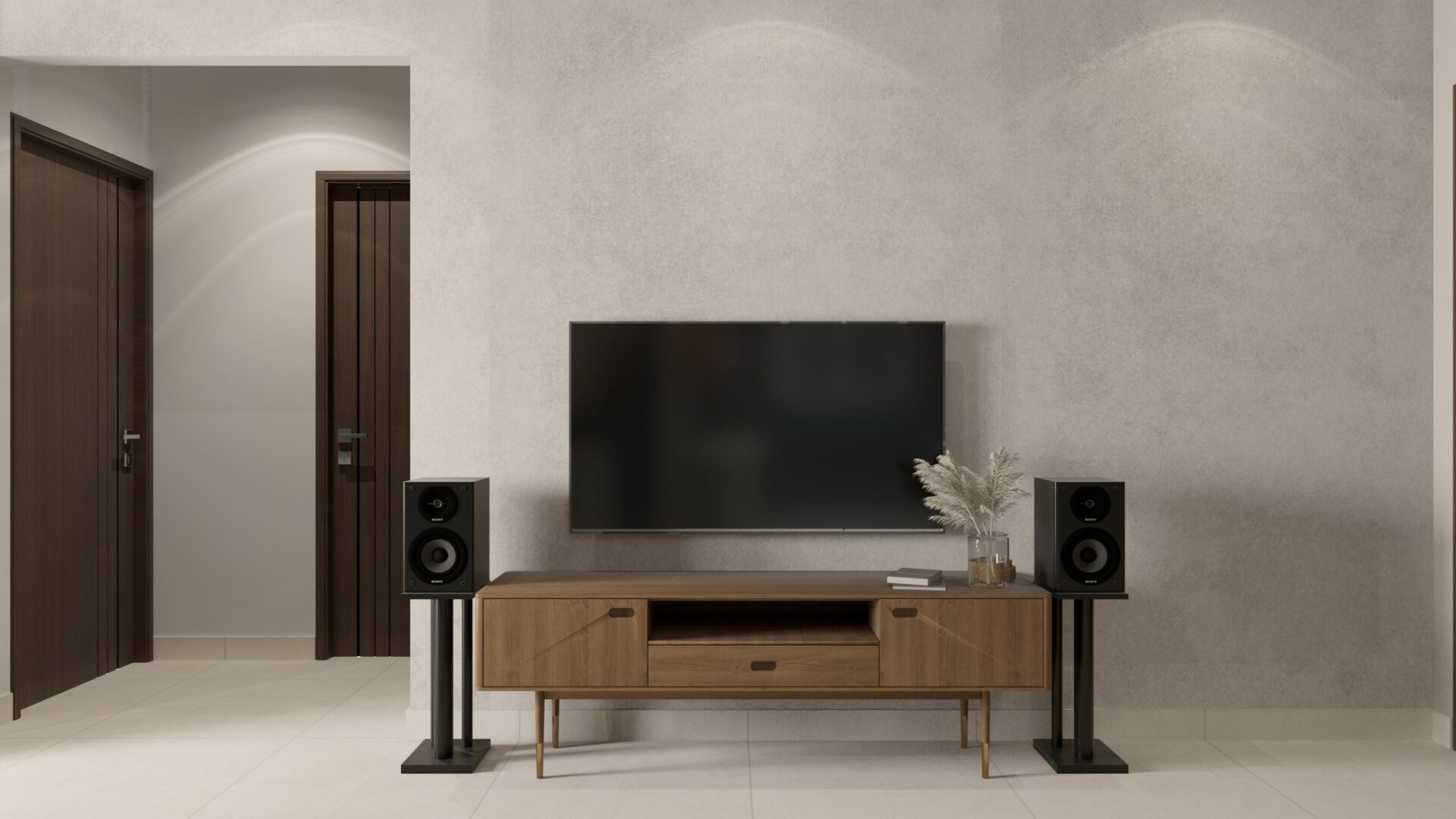 Living Room — TV Wall